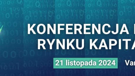 Baner Konferencja Regulacji Rynku Kapitałowego 2024 przedstawiający zielonego byka będącego symbolem Izby Domów Maklerskich