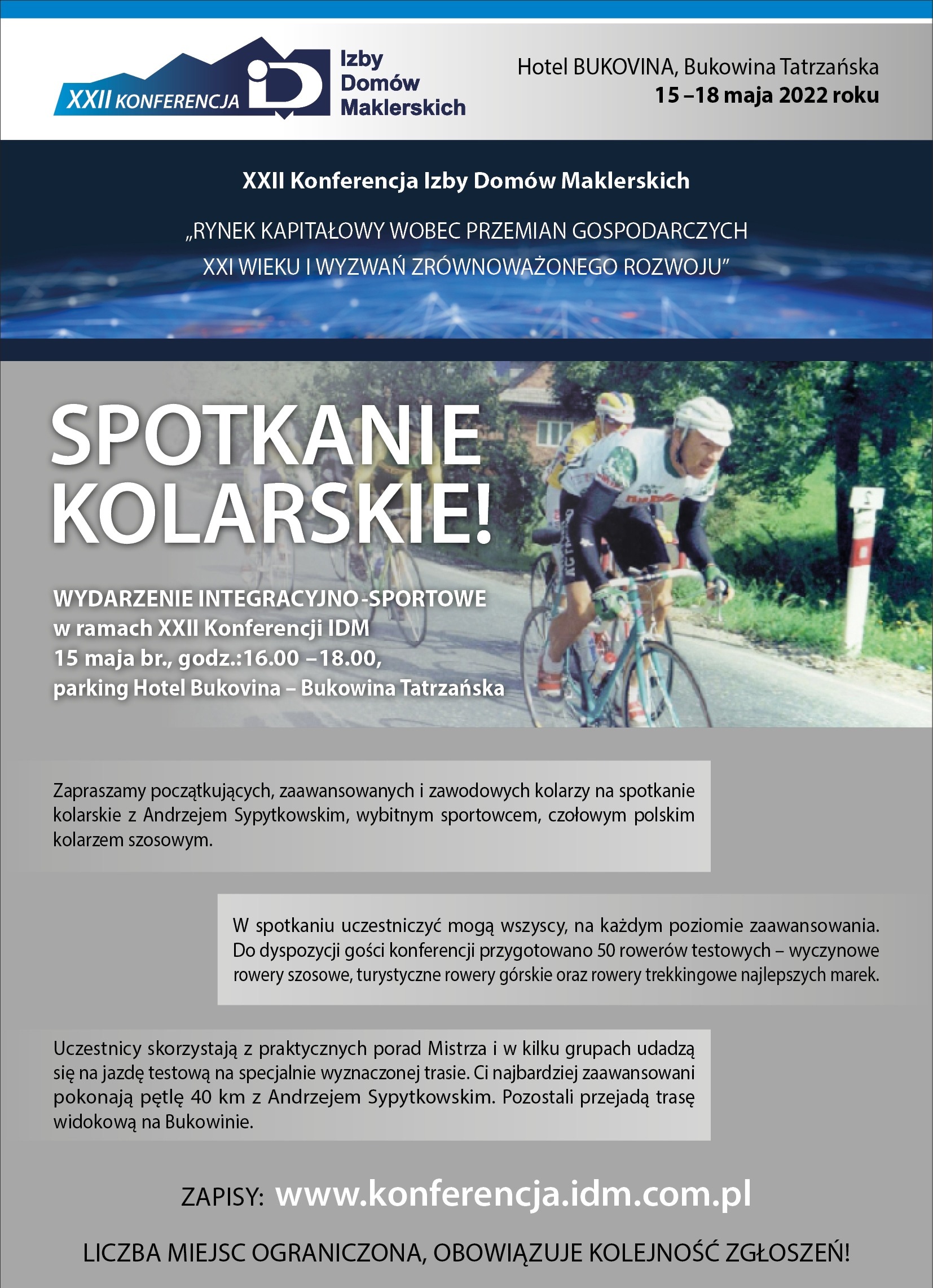 XXII Konferencja IDM Spotkanie kolarskie 1